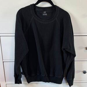 Aerie Black Crewneck Sweater